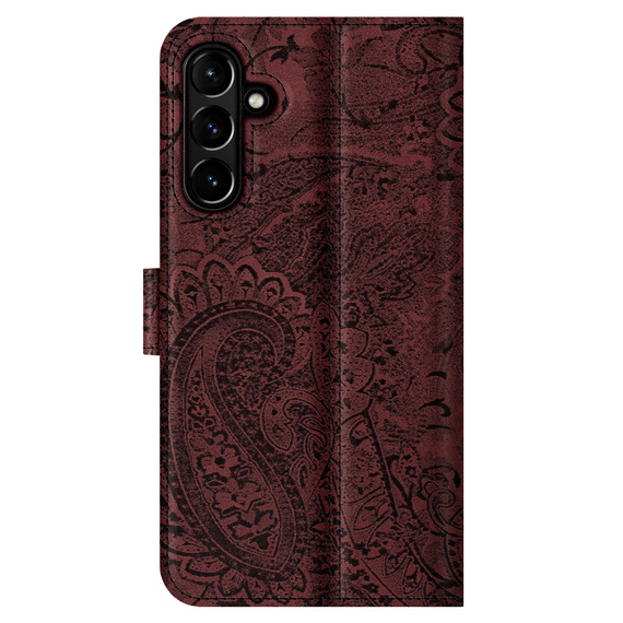 Echtleder Klapphülle – Samsung Galaxy S25 Plus - Floral