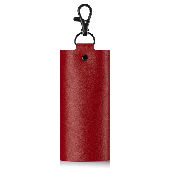 Leder Schlüssel Etui - Rot